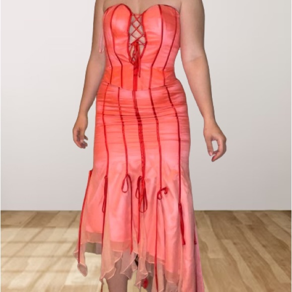 Coquette/ Fairy Core Prom Dress - Picture 2 of 9